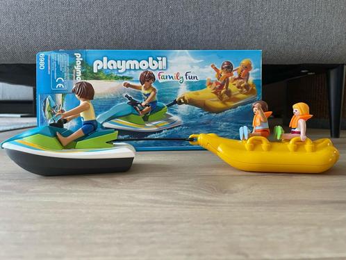 Playmobil 6980 Jetski met bananenboot incl verpakking., Kinderen en Baby's, Speelgoed | Playmobil, Zo goed als nieuw, Complete set