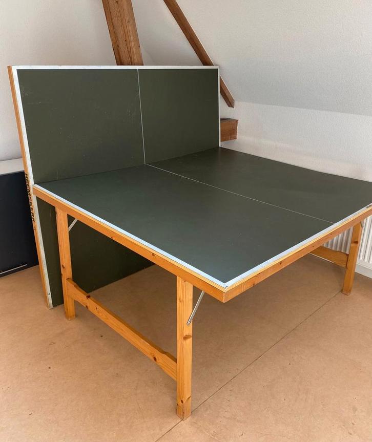 Tafeltennistafel Heemskerk - Inklapbaar, Sport en Fitness, Tafeltennis, Gebruikt, Tafel Indoor, Inklapbaar, Wedstrijdformaat, Ophalen