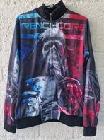 Frenchcore vest met schedelprint – valt als maat S/M, Ophalen of Verzenden, Maat 38/40 (M), Blauw