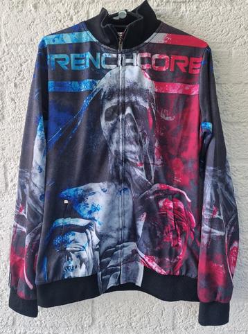 Frenchcore vest met schedelprint – valt als maat S/M beschikbaar voor biedingen