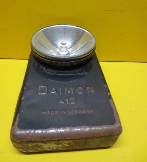 Oude platte Zaklamp Vintage, Verzamelen, Militaria | Algemeen, Overige soorten, Overige typen, Nederland, Ophalen of Verzenden