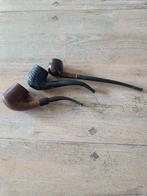 Collectie van 3 Vintage Pijpen, Verzamelen, Rookartikelen, Aanstekers en Luciferdoosjes, Ophalen of Verzenden, Gebruikt, (Water)pijp