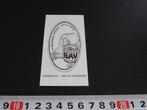 sticker Leiderdorp v.v. Brouwerij Artikelen Verzamelaars BAV, Ophalen, Zo goed als nieuw, Bedrijf of Vereniging