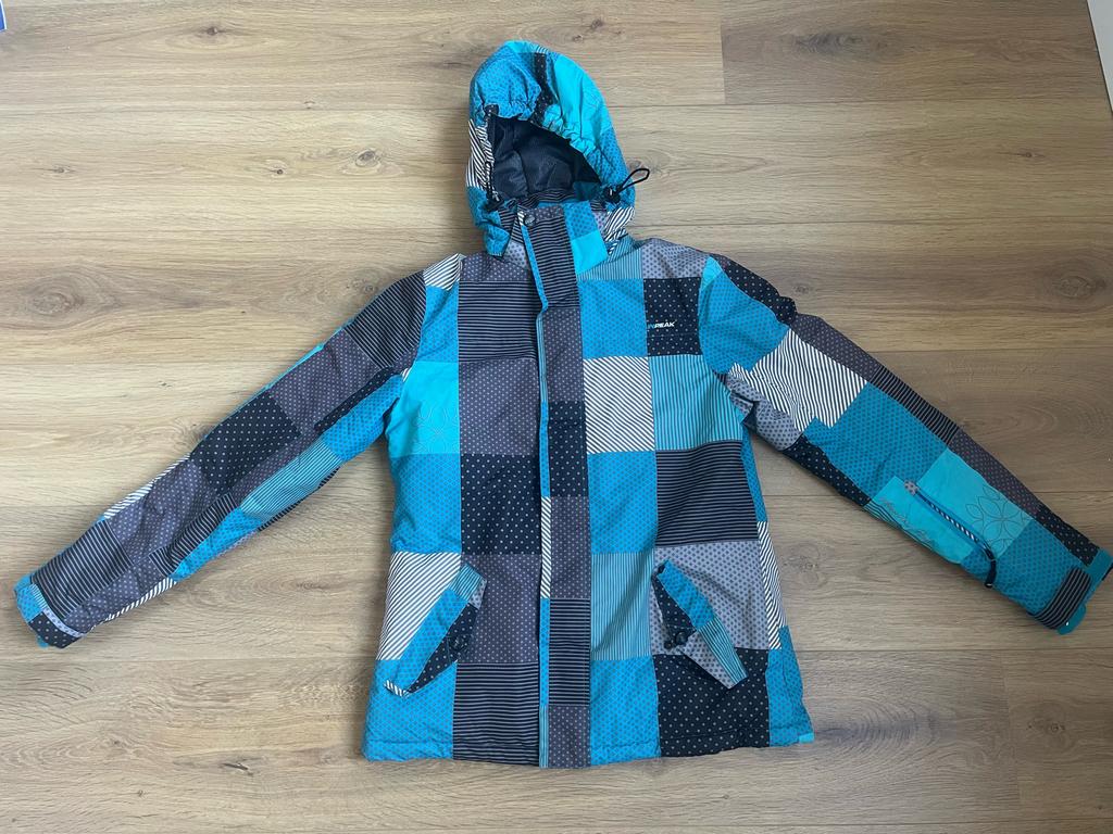 Skijas - Blauw/Grijs - Maat M, Ophalen of Verzenden, Zo goed als nieuw