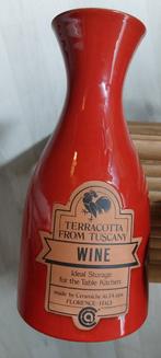 *Terracotta from Tuscany wijn /water fles, Ophalen of Verzenden, Zo goed als nieuw