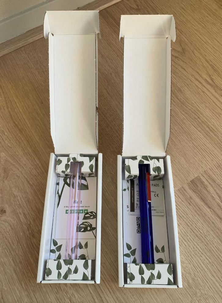 Muurbloempjes Vaasjes, Huis en Inrichting, Woonaccessoires | Vazen, Nieuw, Overige kleuren, Minder dan 50 cm, Glas, Ophalen of Verzenden