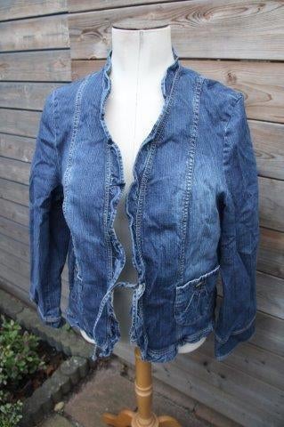 Spijkerjasje Isabell by Kohler & Krenzer mt 48 Vaste prijs O, Kleding | Dames, Jasjes, Kostuums en Pakken, Zo goed als nieuw, Jasje