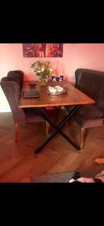 Mooie eethoek te koop moet weg ivm nieuwe eethoek, Huis en Inrichting, Complete eetkamers, Ophalen, Gebruikt, Minder dan 4 stoelen