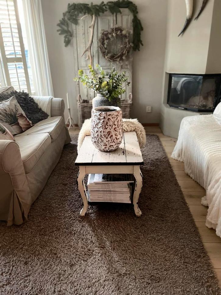 Grote Landelijke Pot - Sfeervolle Decoratie, Huis en Inrichting, Woonaccessoires | Vazen, Nieuw, Wit, Ophalen of Verzenden