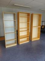 Drie boekenkasten bijna gratis, Huis en Inrichting, Kasten | Boekenkasten, Ophalen, Gebruikt, Berken fineer ikea billy ?, 50 tot 100 cm