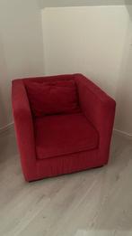 Fauteuil grote stoel in het fuchsia, Ophalen, Zo goed als nieuw, 75 tot 100 cm, 75 tot 100 cm
