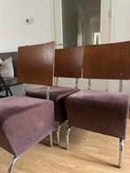 4 eetkamerstoelen, Overige kleuren, Hout, Ophalen of Verzenden, Zo goed als nieuw