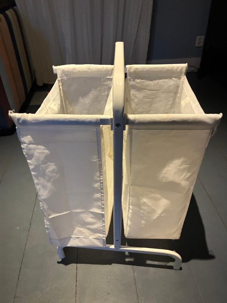 dubbele wasmand, Ophalen, Zo goed als nieuw, Wit, Overige typen