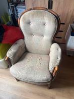 Oude fauteuil met karakter, Huis en Inrichting, Fauteuils, Minder dan 50 cm, Gebruikt, Minder dan 75 cm, Ophalen of Verzenden