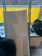 Witte Houten Binnendeur met Louvre, Gebruikt, 80 tot 100 cm, Binnendeur, Ophalen of Verzenden