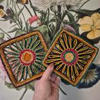 Vintage onderzetters, Ophalen of Verzenden, Glas of Kopje