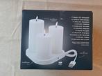 Ambiancelight 3set led kaarsen usb oplaadbaar. Nieuw in doos, Huis en Inrichting, Ophalen, Overige materialen, Wit, Nieuw