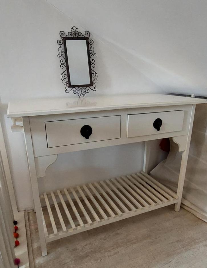 Commode (klassiek, wit, hout), Huis en Inrichting, Overige Huis en Inrichting, Gebruikt, Ophalen