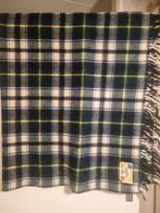 Vintage plaid 100% scheerwollen ZAALBERG - Leiden, L175xB133, Ophalen of Verzenden, Zo goed als nieuw
