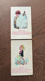 De dichter en het koormeisje. Fantasie, Verzamelen, Ansichtkaarten | Themakaarten, Ophalen of Verzenden, 1920 tot 1940