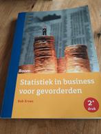 Statistiek in business voor gevorderden, Ophalen of Verzenden, Zo goed als nieuw