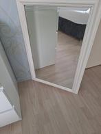 Gratis spiegel (zelf wit geverfd), Huis en Inrichting, Woonaccessoires | Spiegels, Ophalen, Zo goed als nieuw
