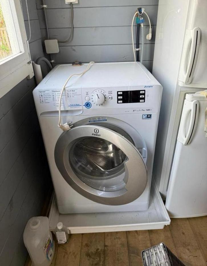 Innex Wasmachine - Voorlader, Witgoed en Apparatuur, Wasmachines, Gebruikt, Voorlader, 6 tot 8 kg, 85 tot 90 cm, 1200 tot 1600 toeren