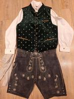 Lederhose 56 gilet overhemd kousen oktoberfeest Tiroler, Ophalen, Zo goed als nieuw, Maat 56/58 (XL)