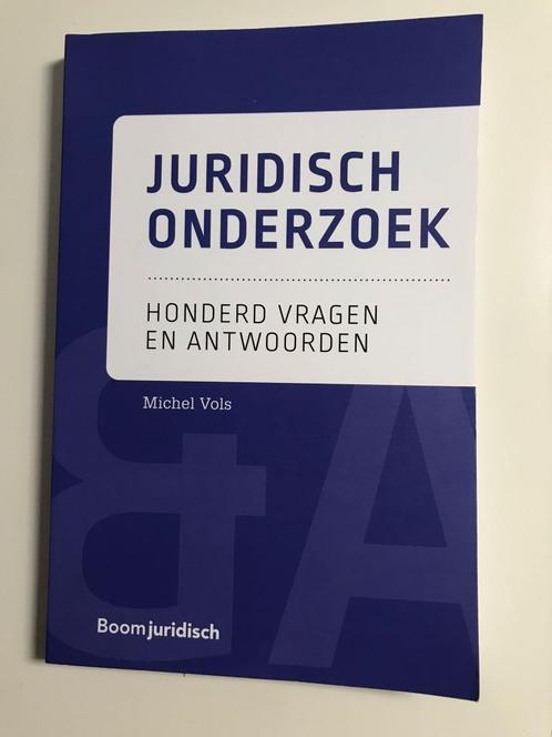 Juridisch onderzoek, Boeken, Studieboeken en Cursussen, Zo goed als nieuw, WO, Ophalen of Verzenden