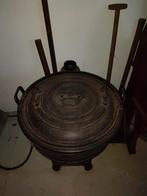 Gietijzeren stoompotkachel, Antiek en Kunst, Curiosa en Brocante, Ophalen