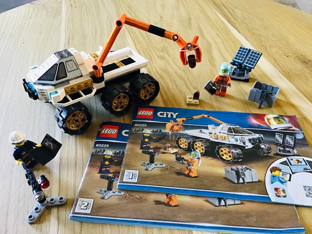 LEGO City 60225 LEGO Ruimtevaart Testrit Rover compleet ZGAN, Ophalen of Verzenden, Zo goed als nieuw, Complete set, Lego