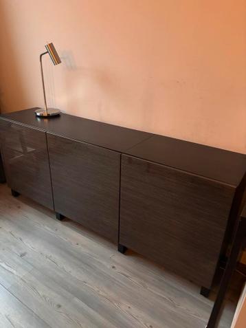 Dressoir opbergkast Besta Ikea met 3 deuren - afbeelding 3