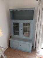 Buffetkast met glazen deuren, Huis en Inrichting, Kasten | Vitrinekasten, Ophalen, 50 tot 100 cm, 150 tot 200 cm, Gebruikt