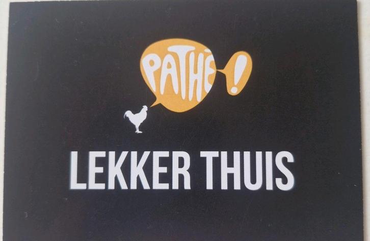 Pathé thuisvoucher twv 5,99, Tickets en Kaartjes, Kortingen en Cadeaubonnen, Eén persoon, Cadeaubon