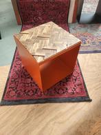 Industriële metalen bijzettafel, Huis en Inrichting, Minder dan 45 cm, Minder dan 55 cm, Vierkant, Nieuw