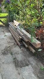 Gratis houten balken balkjes planken kachelhout gratis, Doe-het-zelf en Verbouw, Hout en Planken, Ophalen, Zo goed als nieuw, 50 mm of meer
