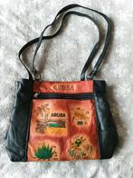 uit Aruba Leder tas, Ophalen of Verzenden, Zo goed als nieuw, Bruin, Schoudertasje
