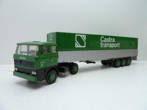 DAF 2800  '' Castra Transport ''  Lion Car, Hobby en Vrije tijd, Modelauto's | 1:50, Zo goed als nieuw, Bus of Vrachtwagen, Lion Toys