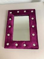 Spiegel paars 40x30 cm, Minder dan 50 cm, Gebruikt, Ophalen of Verzenden, Minder dan 100 cm