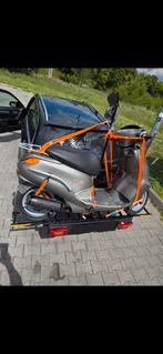 Motorfietsplatform voor Trekhaak, Ophalen, Zo goed als nieuw, Brede banden, 1 fiets