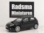 Volkswagen golf Mk6 - 5drs Zwart - 1:43 Schuco, Auto, Ophalen of Verzenden, Zo goed als nieuw, Schuco