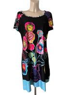 Lizzy en Coco jurk tweezijdig XL, Kleding | Dames, Jurken, Ophalen of Verzenden, Onder de knie, Zo goed als nieuw, Maat 46/48 (XL) of groter