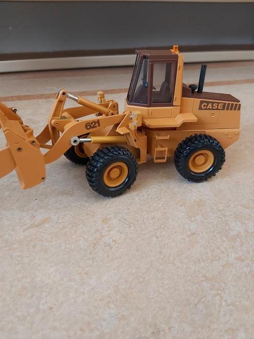 Case 621 hydraulische wiellader met 3 in 1 bak Conrad 1/35, Hobby en Vrije tijd, Modelauto's | 1:50, Nieuw, Hijskraan, Tractor of Landbouw