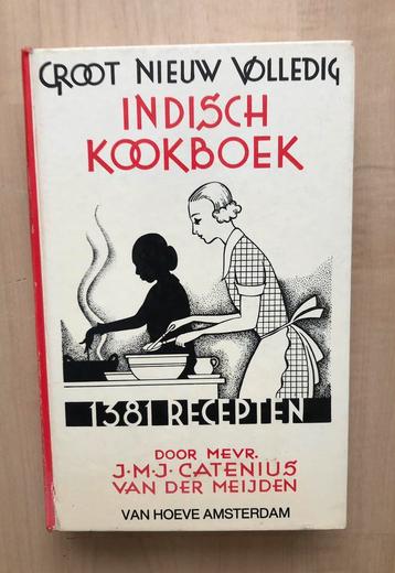 J.M.J. Catenius van der Meijden - Indisch kookboek beschikbaar voor biedingen