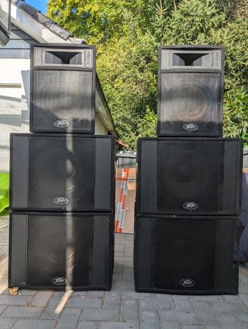 Peavey messenger pa set speakers beschikbaar voor biedingen