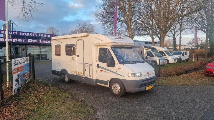 Roller Team Corfu 2,8JTD 128PK MotorAirco, Caravans en Kamperen, Campers, Bedrijf, tot en met 4, Half-integraal, Overige merken
