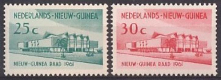 Ned Nieuw Guinea 67/8 ongebruikt Nieuw Guinea Raad 1961, Postzegels en Munten, Postzegels | Nederlands-Indië en Nieuw-Guinea, Postfris