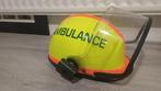Ambulancehelm met Vizier - Verzamelaarsobject, Ophalen of Verzenden, Gebruikt