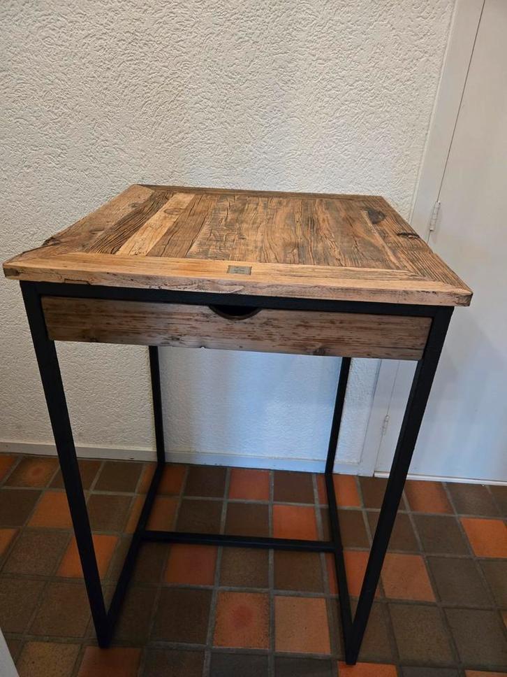 Riviera Maison Bartafel - Iepenhout - 70x70x105cm, Huis en Inrichting, Bureaus, Gebruikt, Bureau, Ophalen