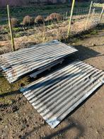 ongeveer 20 oude ijzeren golfplaten dakplaten, Ophalen